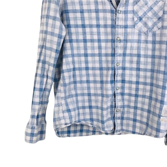 Buffalo David Bitton Plaid Snap up Flannel Shirt Women Size  M - Picture 4 of 16